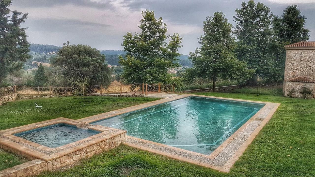 הוילה סיווירי Luxurious Stone House In Elani מראה חיצוני תמונה